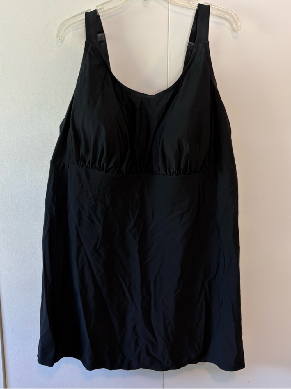 Avenue Black Swimdress with Built-In Support